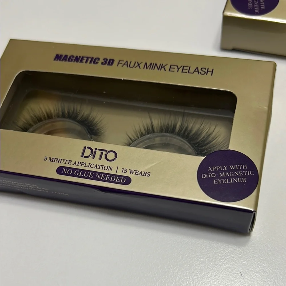 BUNDLE- Dito Magnetic 3D Faux Mink Eyelashes NEW (3 sets)